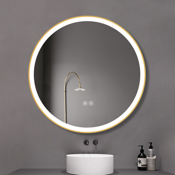 Ivy Bronx Alec Backlit Modern & Contemporary Lighted Bathroom/Vanity